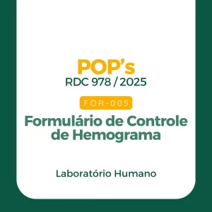 FOR 005 - Formulário de Controle de Hemograma