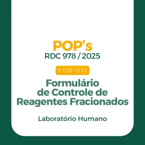 FOR 011 - Formulário de Controle de Reagentes Fracionados