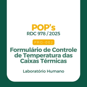 PRO 002 - Formulário de Controle de Temperatura das Caixas Térmicas
