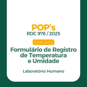 FOR 007 - Formulário de Registro de Temperatura e Umidade