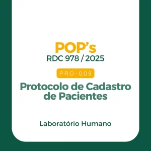 PRO 008 - Protocolo de Cadastro de Pacientes