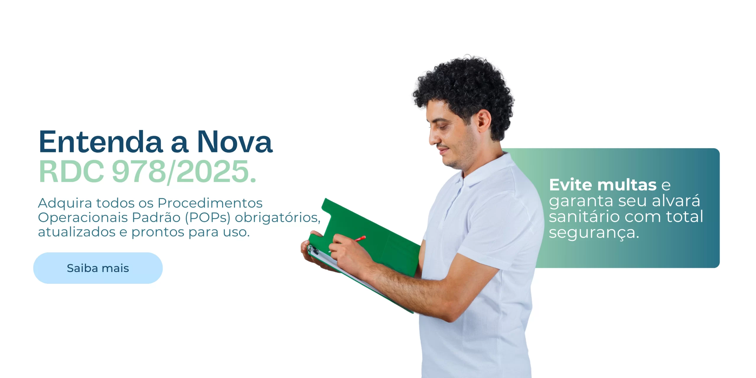 Entenda a Nova RDC 978/2025 - Adquira todos os Procedimentos Operacionais Padrão (POPs) obrigatórios, atualizados e prontos para uso.
