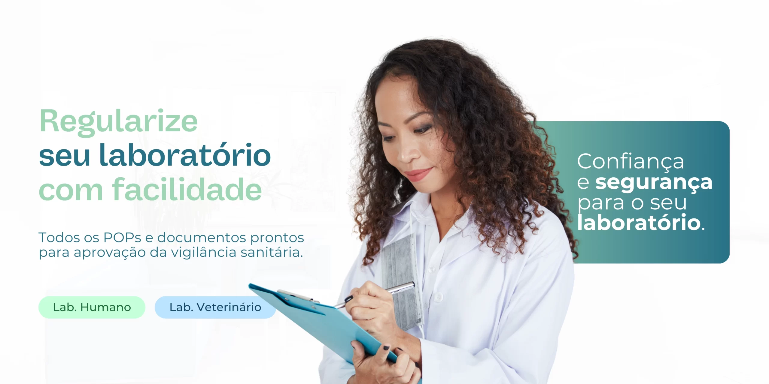Regularize seu laboratório com facilidade - Todos os POPs e documentos prontos para aprovação da vigilância sanitária.