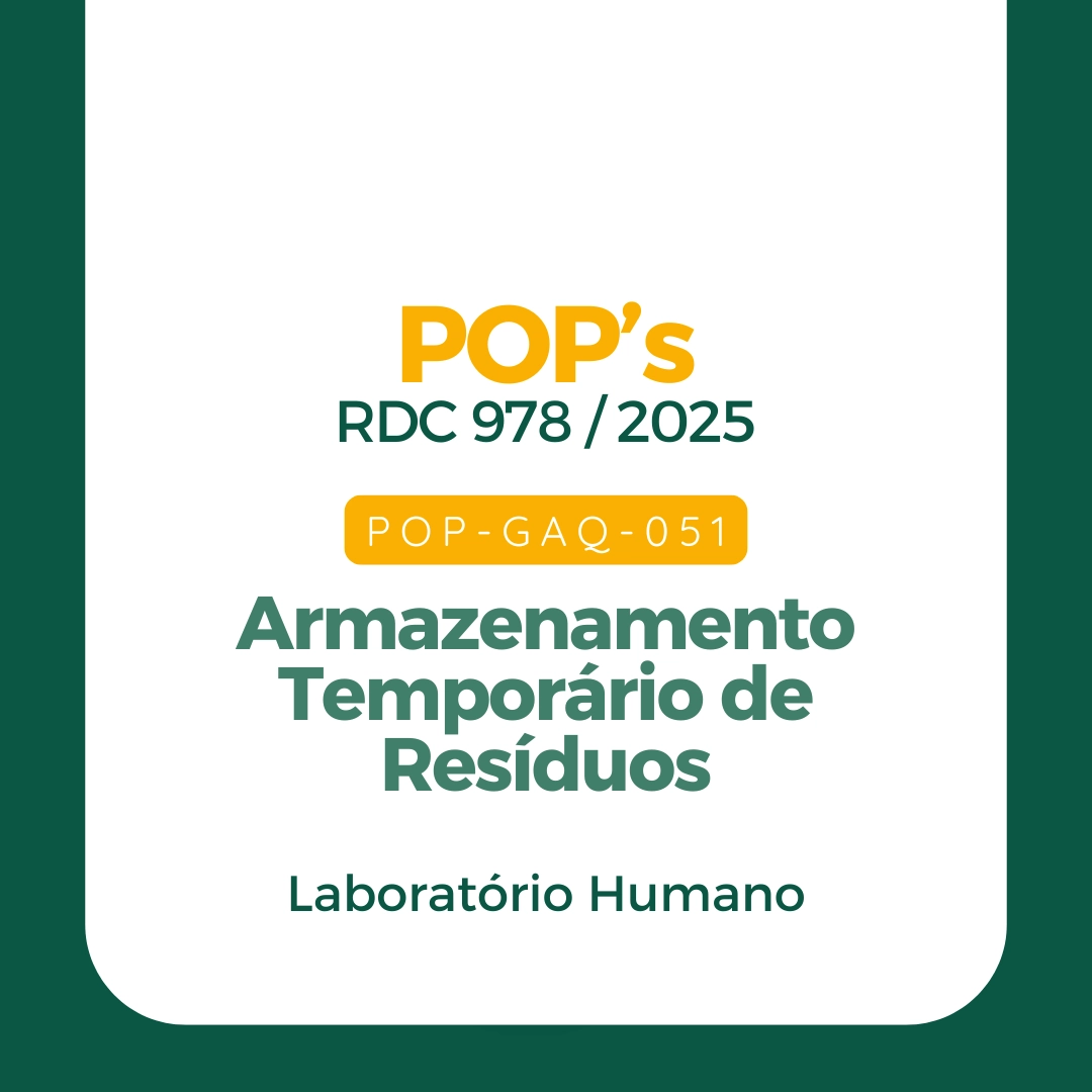 POP 051 – Armazenamento Temporário de Resíduos – Lab. Humano